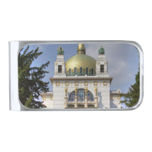Church of St. Leopold Vienna Austria Silver Finish Money Clip