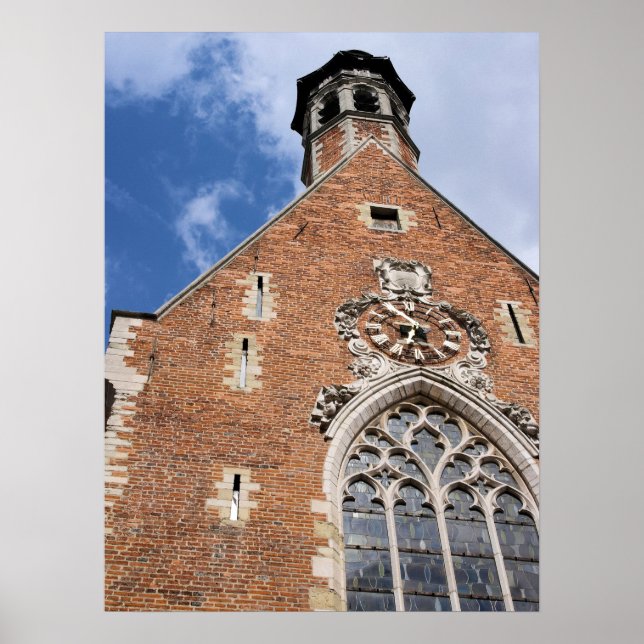 Church of St Mary Magdalene - Brussels, Belgium Poster (Front)