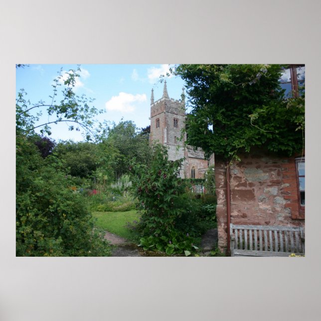 Church of St Thomas of Canterbury, Cothelstone, UK Poster (Front)