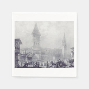 Church of the Abbey of Saint Philibert at Tounus Napkins