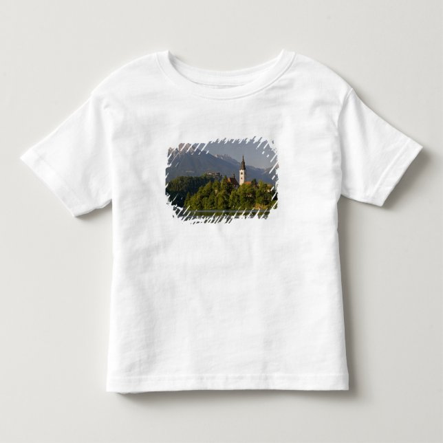 Church of the Assumption on island in Lake Toddler T-shirt (Front)