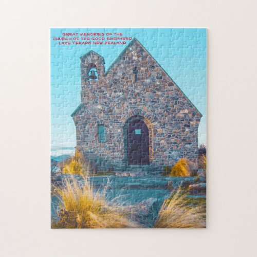 Church of the Good Shepherd Lake Tekapo Jigsaw P Jigsaw Puzzle