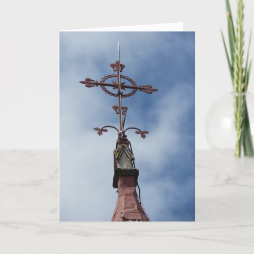 Church of The Holy Cross Steeple Sympathy Card