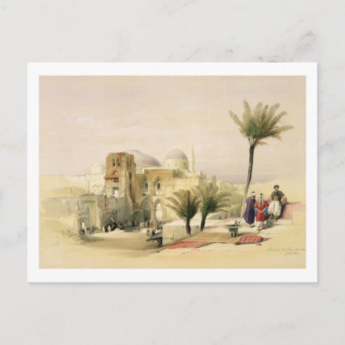 Church of the Holy Sepulchre Jerusalem plate 11 Postcard
