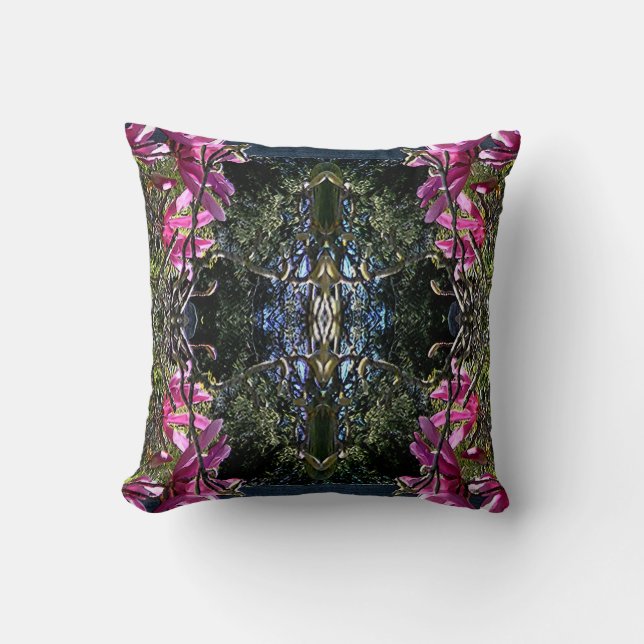 Church of the Magnolias... Throw Pillow (Front)