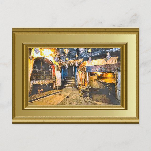 Church of the Nativity, Bethlehem Postcard (Front)