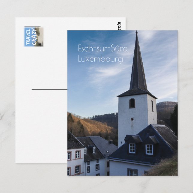 Church of the Nativity, Esch-sur-Sure, Luxembourg Postcard (Front/Back)