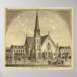 Church of the Sacred Heart East Liberty Poster