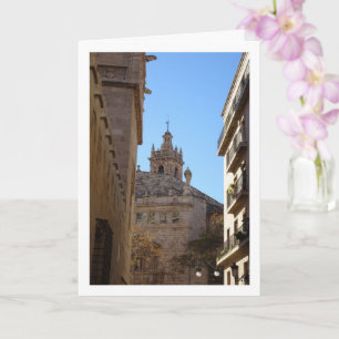 Church of the Santos Juanes, Valencia City, Spain Card
