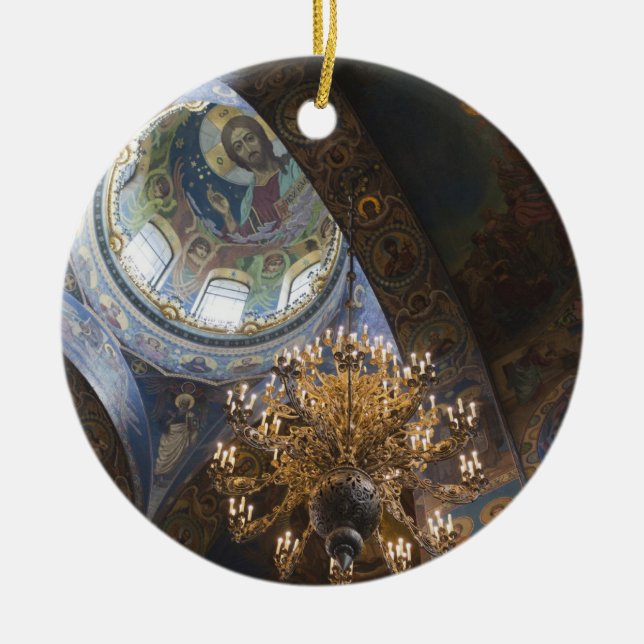 Church of the Savior of Spilled Blood Ceramic Ornament (Front)