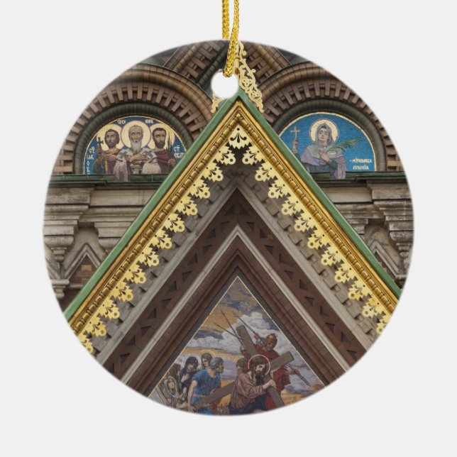 Church of the Savior of Spilled Blood Ceramic Ornament (Front)