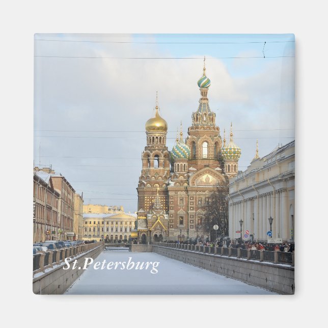 Church of the Savior on Blood, St.Petersburg Magnet (Front)