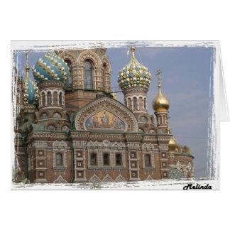 Church of the Spilled Blood St. Petersburg, Russia Cards