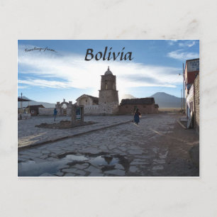 Church of Tomarapi in Sajama Bolivia Postcard