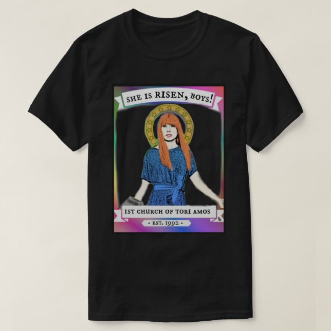Church Of Tori Amos transparent background T-Shirt (Design Front)