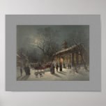 Church on Christmas Eve Poster