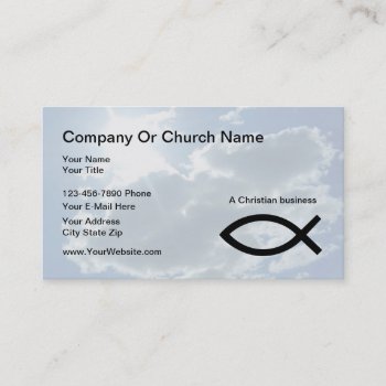 Church Or Christian Business Cards by Luckyturtle at Zazzle