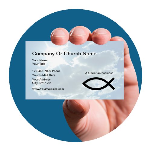 Church Or Christian Business Cards