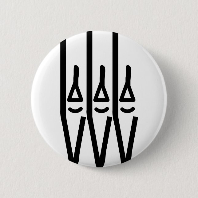 church organ pipes icon pinback button (Front)
