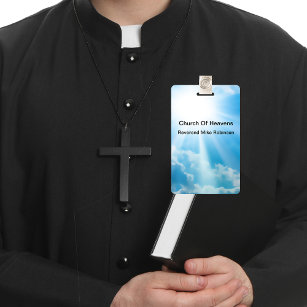 Church Pastor And Clergy Bulk Name Tags Badge