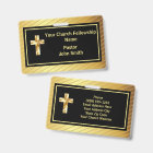 Church Pastor Classy Gold And Black 