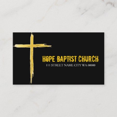 Church Pastor Religion Christian Christianity Business Card
