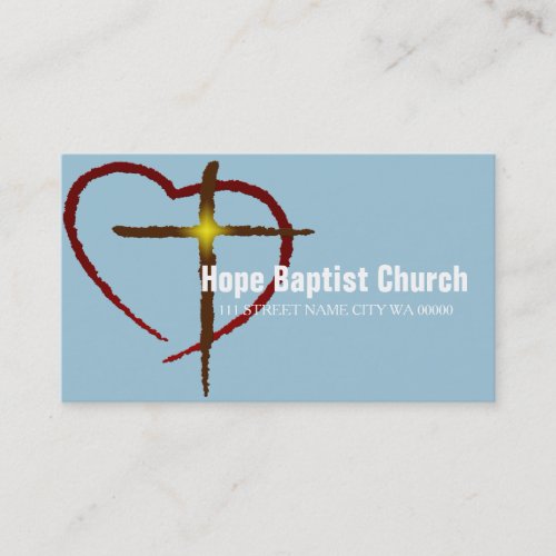 Church Pastor Religion Christian Christianity Business Card