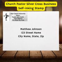Church Pastor Silver Cross Business