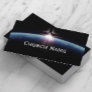 Church Pastor Space Holy Cross Light Business Card