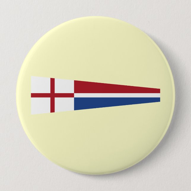 Church Pennant, Netherlands Pinback Button (Front)