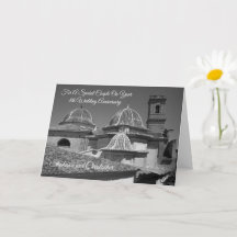 Church Personalised 8th Wedding Anniversary