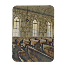 Church Pew Magnet