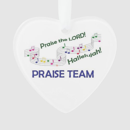 Church Praise Team Ornament
