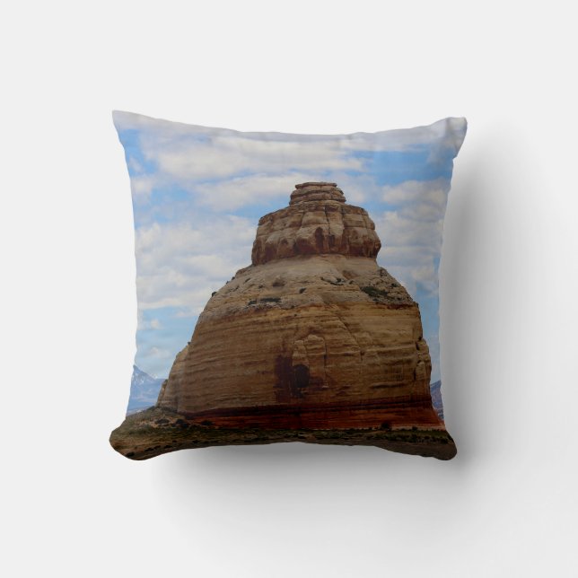 Church Rock Throw Pillow (Front)