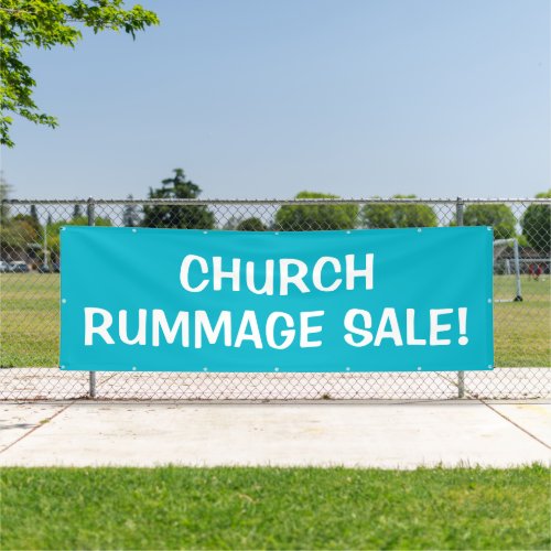 Church Rummage Sale Large Banner