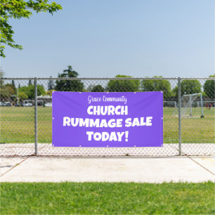 Church Rummage Sale! Personalized Banner