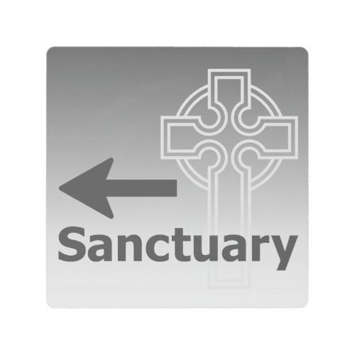 Church Sanctuary Directional Sign
