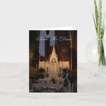Church Save The Date Announcement by Firecrackinmama at Zazzle