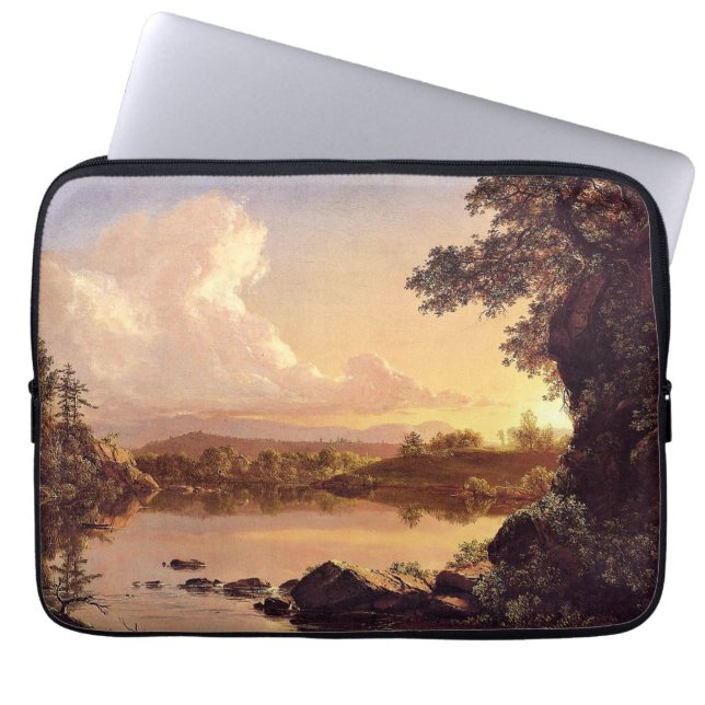 Church - Scene on the Catskill Creek, Laptop Sleeve (Front)