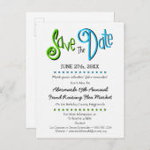 Church, School, Business Event Save the Date Announcement Postcard (Front/Back)