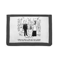 Church Service Wedding Vicar Says No to Lawyers Trifold Wallet