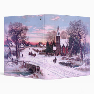 Church Services Christmas Eve Morning 3 Ring Binder
