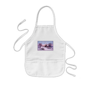 Church Services Christmas Eve Morning Kids' Apron