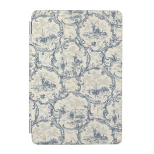 Church & Ships,Windmill & Boats,Delft-inspired iPad Mini Cover