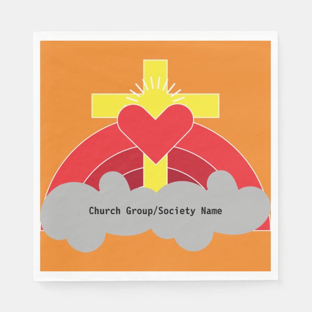 Church Societies Groups And Clubs Coffee Mug Squar Napkins (Front)