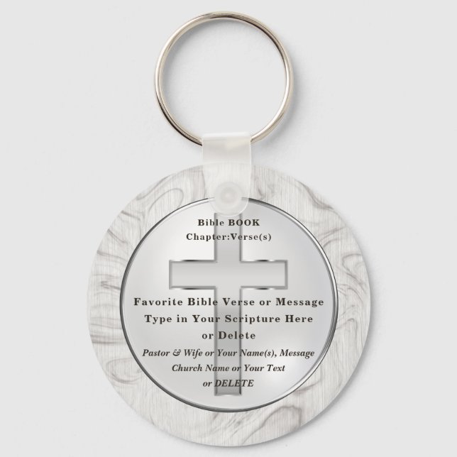 Church Souvenirs for Anniversary, Appreciation Day Keychain (Front)