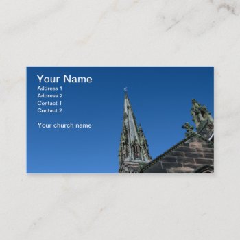 Church Spire Business Card by sponner at Zazzle