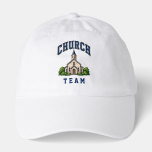 ⛪ Church Staff Team Typography 👕 Hat