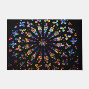 church stained glass windows colors doormat