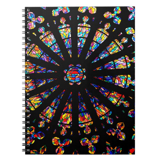 church stained glass windows colors notebook (Front)